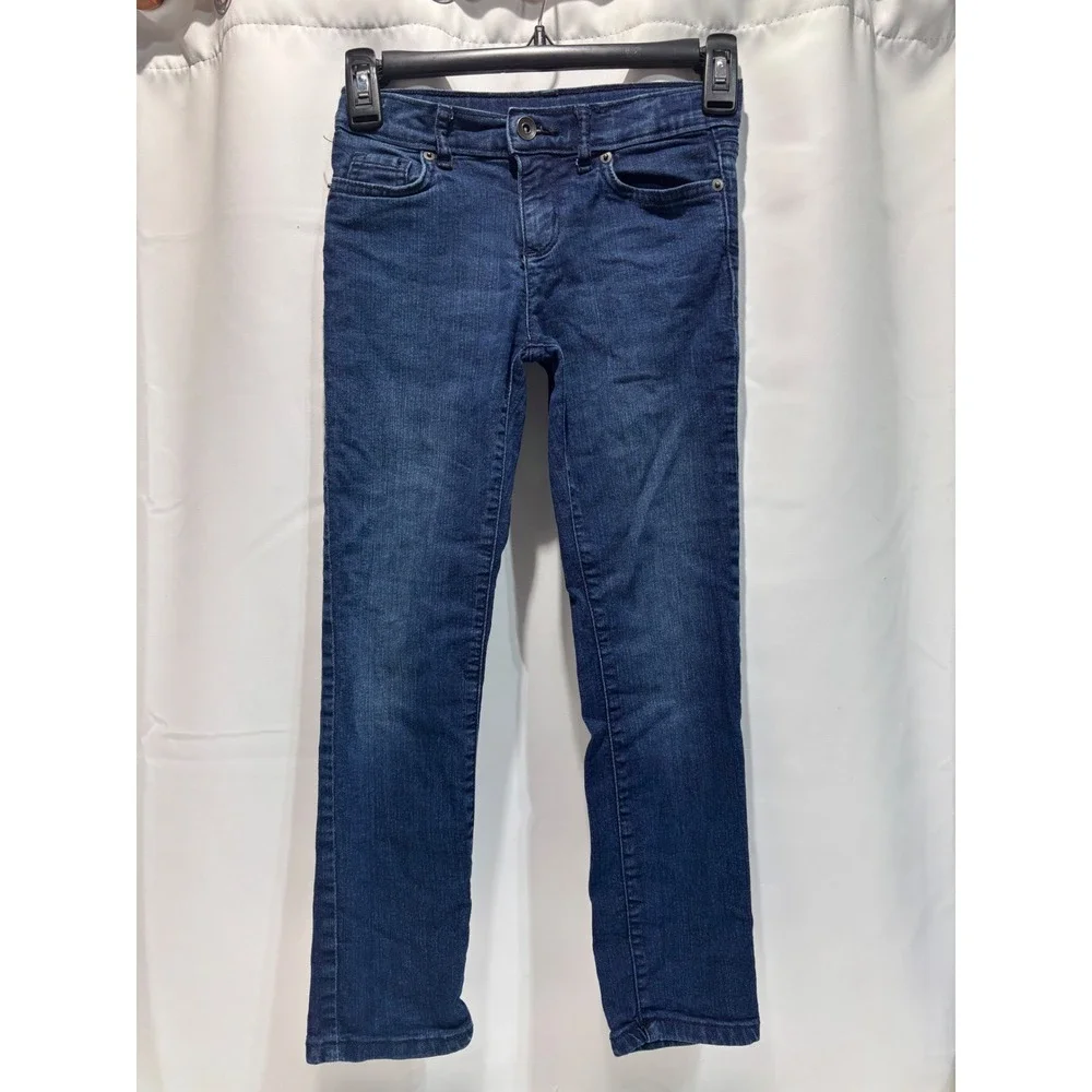 The Children's Place Skinny Jeans Kids Size 8 Dark Wash‎ Adjustable Waist Denim